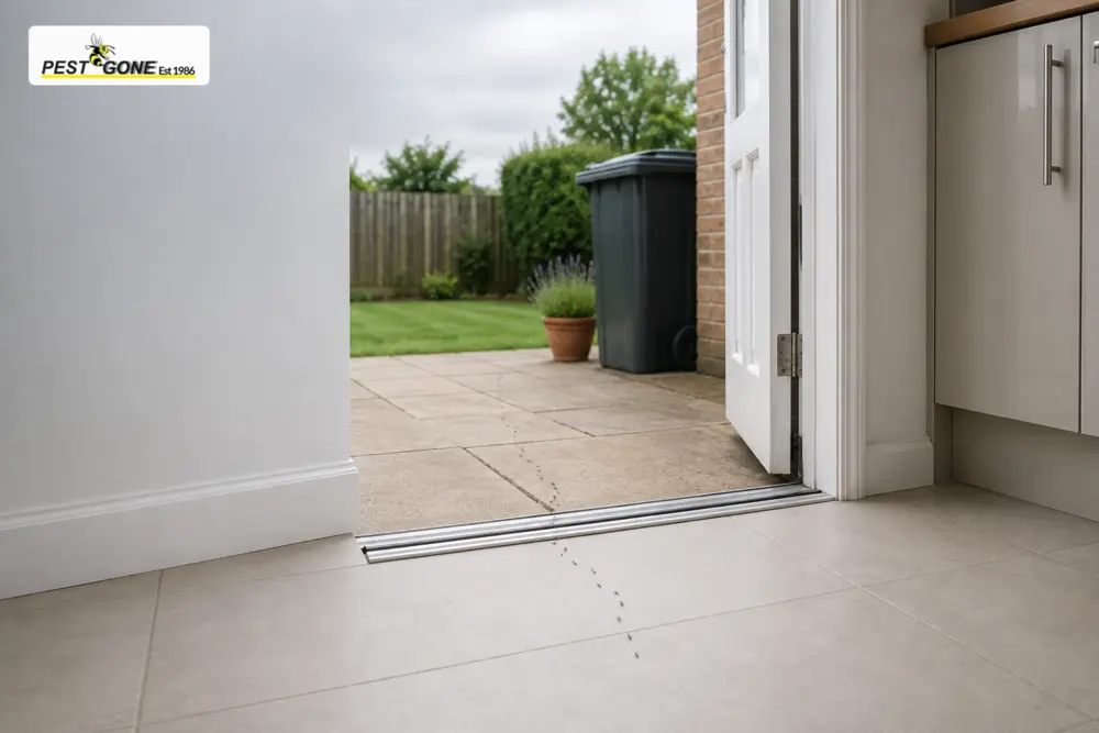 Your Kitchen Isn’t the Problem: Reducing Ants Around Patios, Doors, and Kitchens