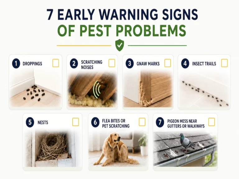 Checklist of pest warning signs property owners should not ignore
